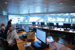 Les participants de l'atelier « TICE » par Mlle Dina El Kordy