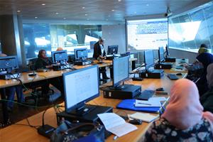 Les participants de l'atelier « TICE » par Mlle Dina El Kordy