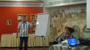 Les participants de la conférence « L’Audiovisuel et les Médias : Outils Méthodologiques » par Dr Ghada El Wakil