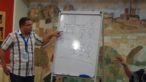 Les participants de la conférence « L’Audiovisuel et les Médias : Outils Méthodologiques » par Dr Ghada El Wakil