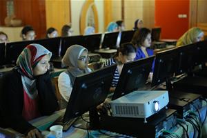 Les participants de l'atelier