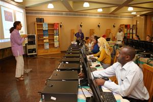 Les participants de l'atelier