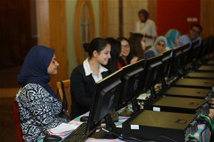 Les participants de l'atelier