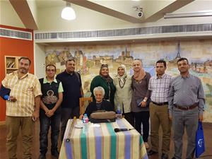 Photo de groupe avec Dr Gusine Gawdat 