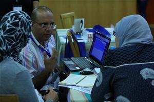 Atelier : Le reportage télévisé, animé par Mme Mona El-Daly, présentatrice et journaliste à Nile TV International