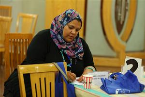 Atelier : Le reportage télévisé, animé par Mme Mona El-Daly, présentatrice et journaliste à Nile TV International