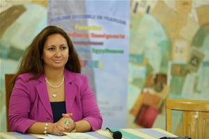 Mme Mona El-Daly, présentatrice et journaliste à Nile TV International