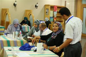 Atelier : Le reportage télévisé, animé par Mme Mona El-Daly, présentatrice et journaliste à Nile TV International