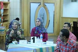 Atelier: Enseigner et apprendre en enseignant, animé par Mme Colette Frège, Consultante au Centre des Arts de la Bibliotheca Alexandrina