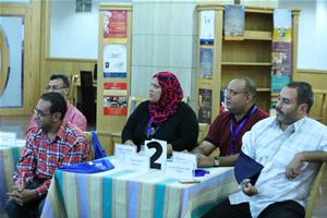 Atelier: Enseigner et apprendre en enseignant, animé par Mme Colette Frège, Consultante au Centre des Arts de la Bibliotheca Alexandrina