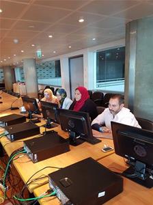 Atelier : TICE (Technologies de l’information de la communication pour l’enseignement – Niveau avancé) Mlle Dina El Kordy (Lectrice à la Faculté des Lettres-Université d’Alexandrie)