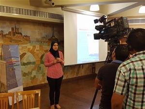 Les participants lors d'in interview sur leur expérience au CAF