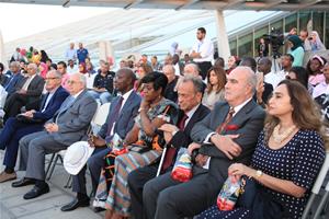 Les invités du Festival lors des mots d’accueil