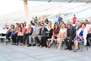 Les invités du Festival lors des mots d’accueil