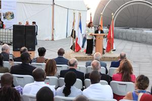 Les invités du Festival lors des mots d’accueil