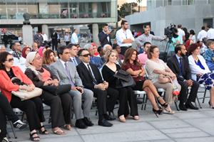 Les invités du Festival lors des mots d’accueil