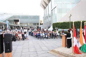 Les invités du Festival lors des mots d’accueil