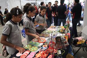 L'exposition des produits artisanaux