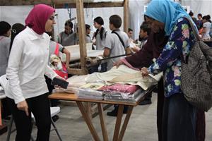 L'exposition des produits artisanaux