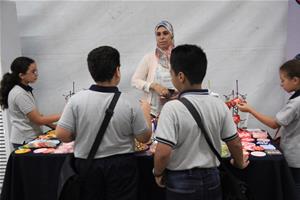 L'exposition des produits artisanaux