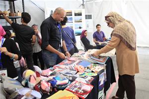 L'exposition des produits artisanaux