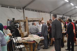 L'exposition des produits artisanaux 