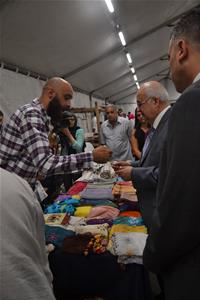 L'exposition des produits artisanaux 