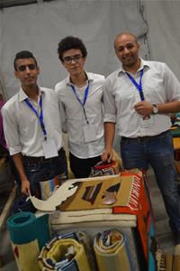 L'exposition des produits artisanaux 