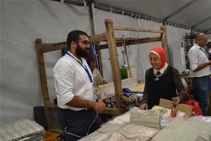 L'exposition des produits artisanaux 