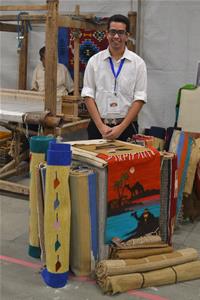 L'exposition des produits artisanaux 
