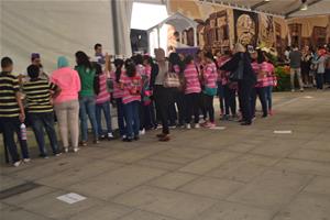 La visite des élèves 