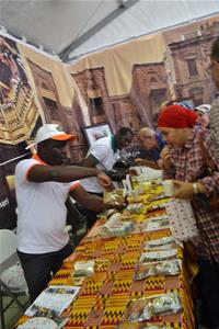 Stand du café de la Côte d'Ivoire 