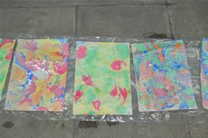 Atelier des feuilles marbrées 