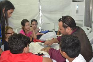 Atelier de reliure et des feuilles marbrées 