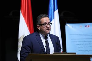 M. Khaled El Anani, Ministre égyptien des Antiquités