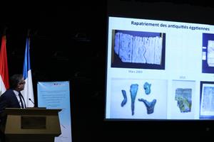 M. Khaled El Anani, Ministre égyptien des Antiquités