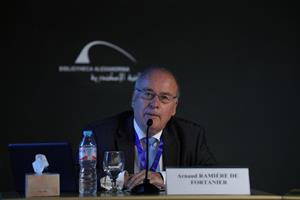 M. Arnaud Ramière De Fortanier, Inspecteur général des Archives de France et Président de l’Association du Souvenir de Ferdinand de Lesseps et du Canal de Suez