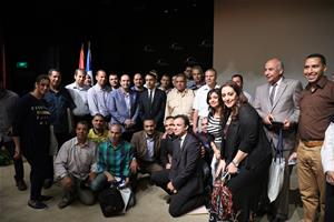 Photo de groupe avec quelques membres des corps enseignants de quelques universités provinciales