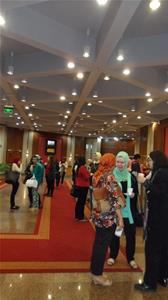 Les participants lors de la pause-café