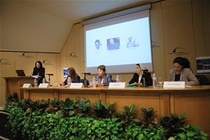 L'intervention de Dr Carole Escoffey, Maître de conférences, Département de Langue  et de Littérature Françaises, Faculté de Pédagogie, Université d’Alexandrie