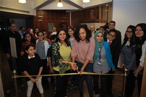 L'inauguration de l'exposition 