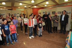 Les participants de l' atelier et leurs familles