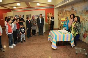 Les participants de l' atelier et leurs familles