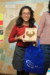 La gagnante du 1er prix, cycle primaire, groupe 1 