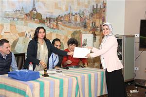 La Lauréate du 2ème prix dans la catégorie de l'œuvre écrite