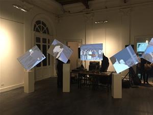 La performance artistique, musicale et numérique par Gaëtan TROVATO (spécialiste d’arts numériques) et Ahmed SALEH (musique élec-tronique)