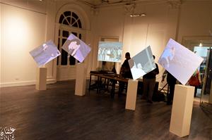 La performance artistique, musicale et numérique par Gaëtan TROVATO (spécialiste d’arts numériques) et Ahmed SALEH (musique élec-tronique)