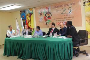 Les intervenants de la 2ème table ronde « Désir d’Afrique »
