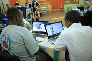 Atelier « Twittérature #migration » à l’Hexagone de la Bibliotheca Alexandrina