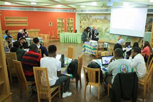 Atelier « Twittérature #migration » à l’Hexagone de la Bibliotheca Alexandrina